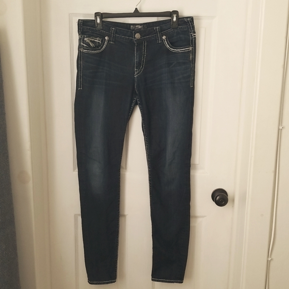 Silver Suki Super Skinny Jeans 32/33
